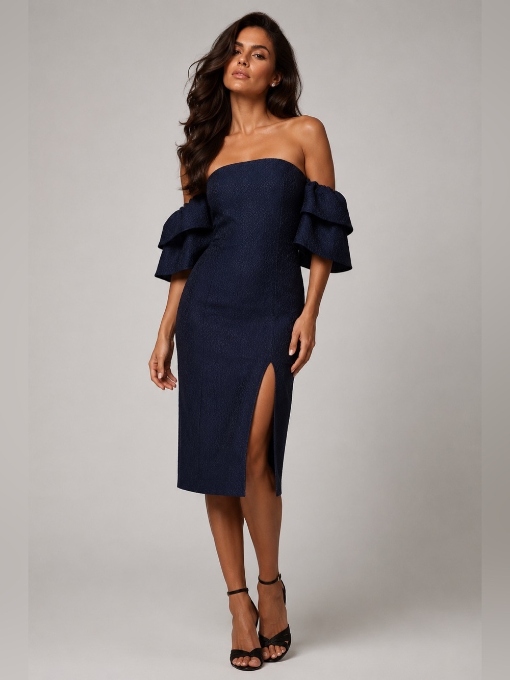 BNWT keepsake the label magnolia off the shoulder ruffle dress
